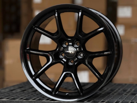 Литые диски DODGE SRT FA643F/R FlowForming GLOSS BLACK 20” 5x115 ET15/18 9.5/11J D71.5